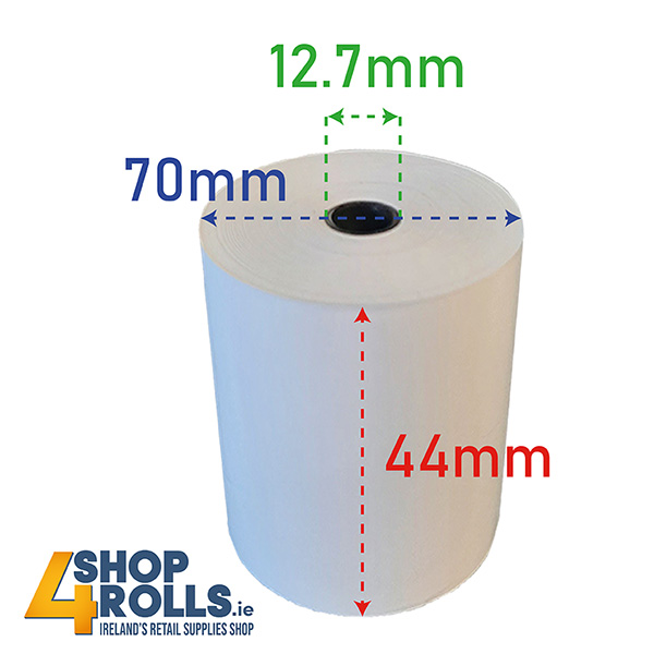 Thermal Till Rolls 44mm x 70mm - 20 Rolls Per Box Thermal Till Rolls 44mm x 70mm - 20 Rolls Per Box